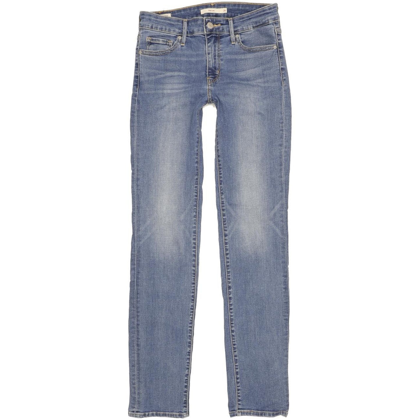 Levi's 712 Women Blue Straight Slim Stretch Jeans W26 L32
