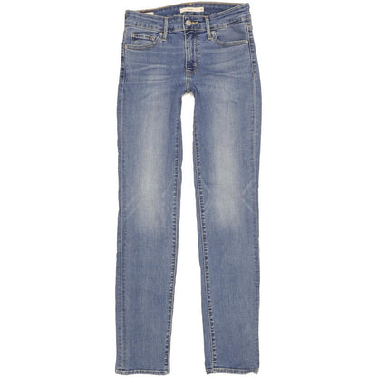 Levi's 712 Women Blue Straight Slim Stretch Jeans W26 L32
