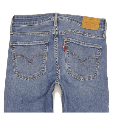 Levi's 712 Women Blue Straight Slim Stretch Jeans W26 L32