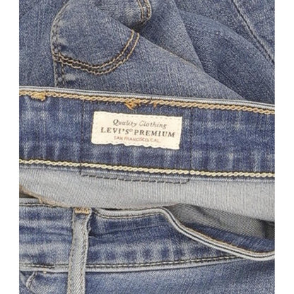 Levi's 712 Women Blue Straight Slim Stretch Jeans W26 L32