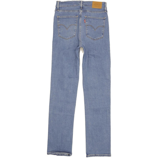 Levi's 724 Women Blue Straight Slim Stretch Jeans W29 L30