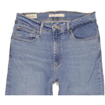 Levi's 724 Women Blue Straight Slim Stretch Jeans W29 L30