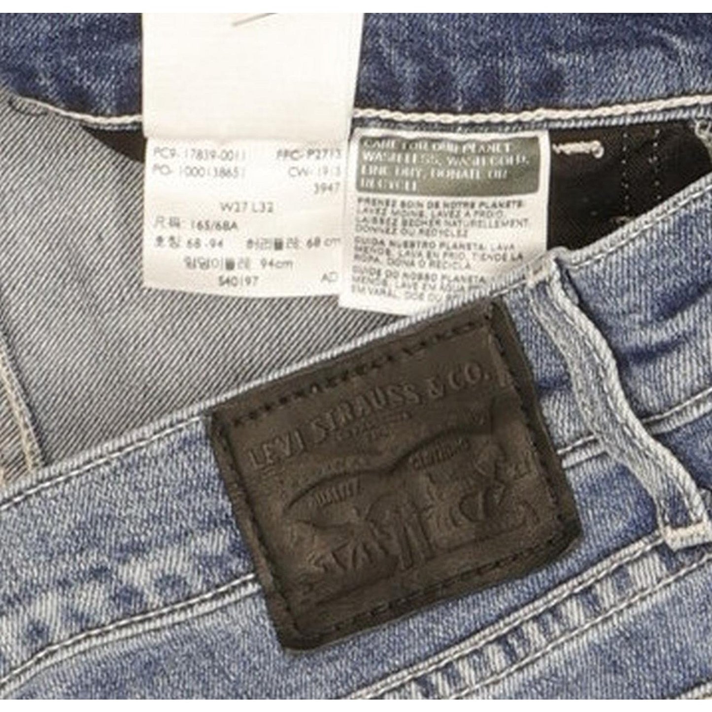 Levi's Women Blue Skinny Slim Stretch Jeans W27 L29