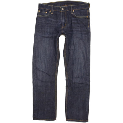 Levi's 504 Men Blue Straight Regular Stretch Jeans W30 L29