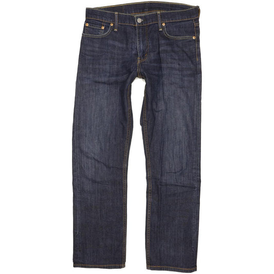 Levi's 504 Men Blue Straight Regular Stretch Jeans W30 L29