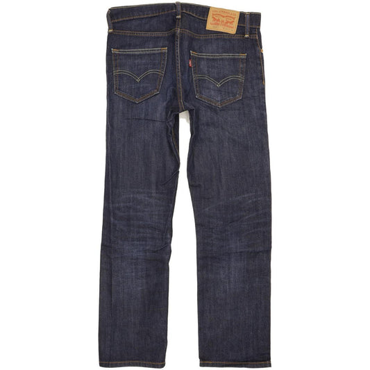 Levi's 504 Men Blue Straight Regular Stretch Jeans W30 L29