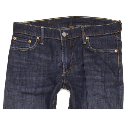 Levi's 504 Men Blue Straight Regular Stretch Jeans W30 L29