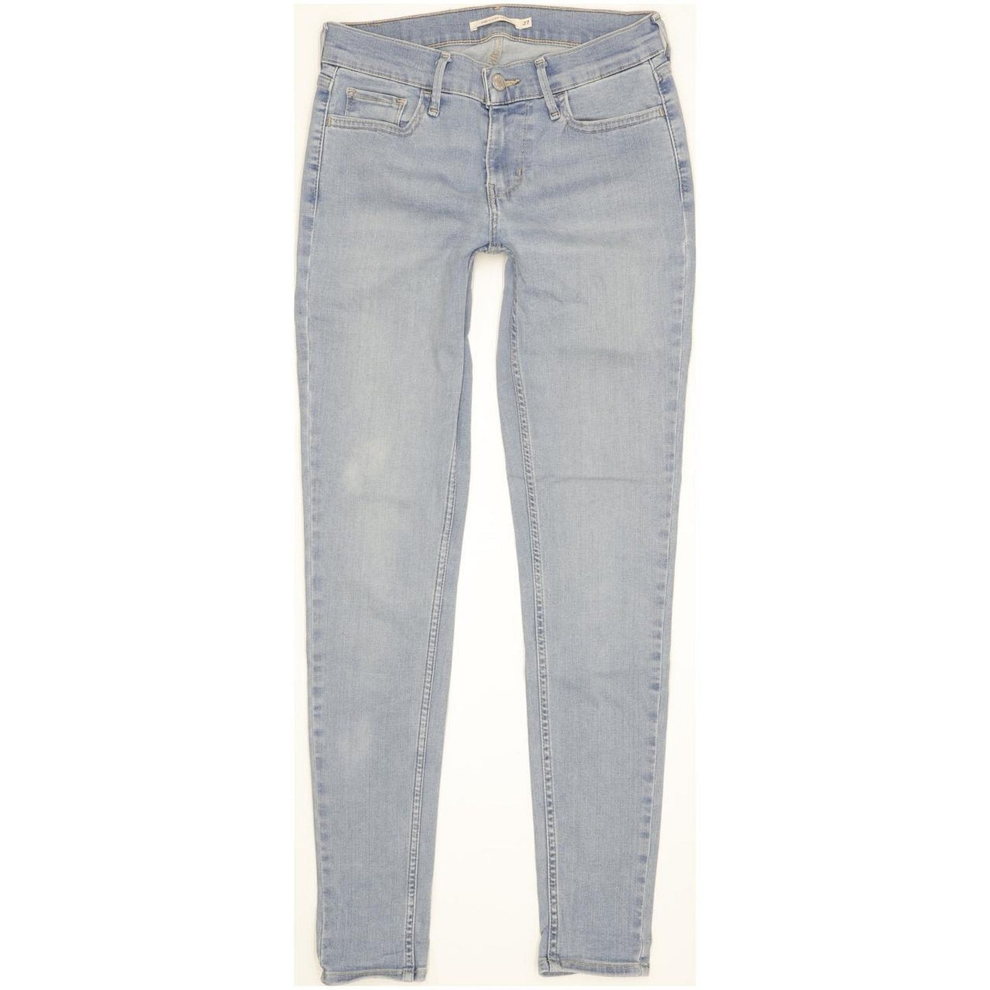 Levi's 710 Super Women Blue Skinny Slim Stretch Jeans W27 L30