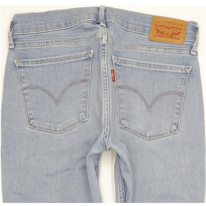 Levi's 710 Super Women Blue Skinny Slim Stretch Jeans W27 L30