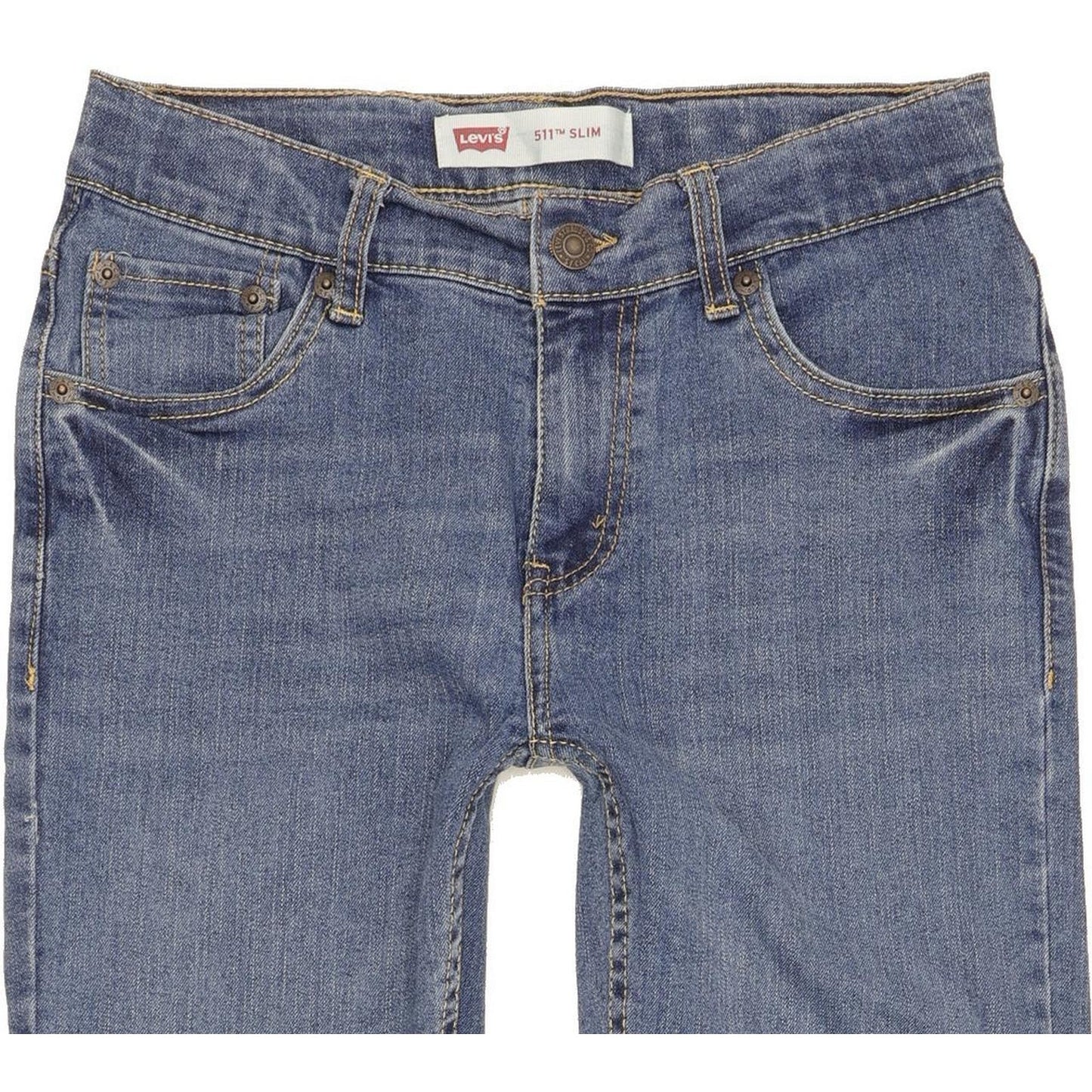 Levi's 511 Kids Blue Straight Slim Stretch Jeans W26 L29