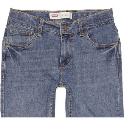 Levi's 511 Kids Blue Straight Slim Stretch Jeans W26 L29