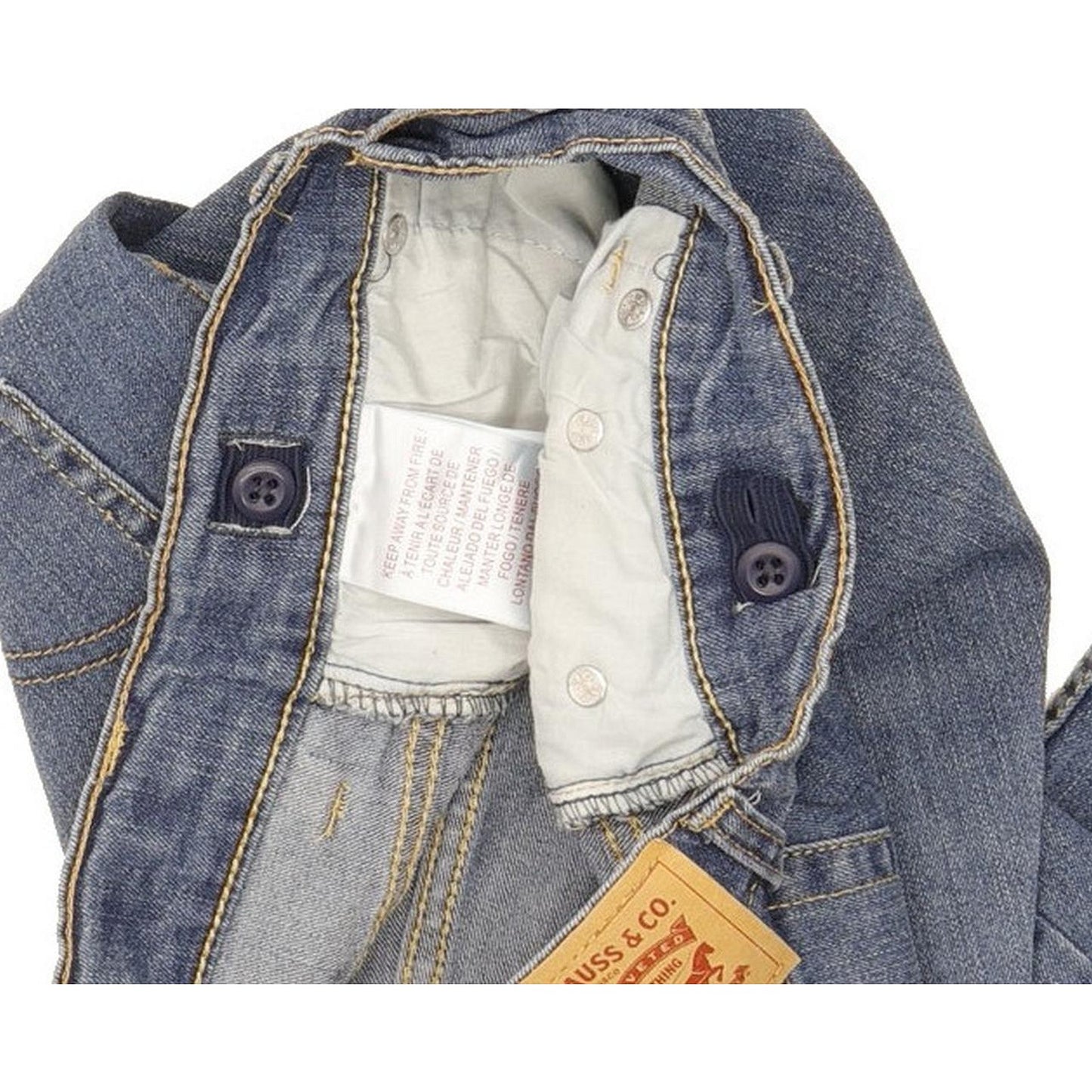 Levi's 511 Kids Blue Straight Slim Stretch Jeans W26 L29