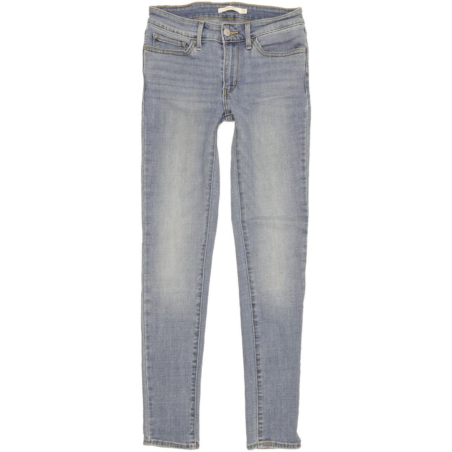 Levi's 711 Women Blue Skinny Slim Stretch Jeans W27 L30