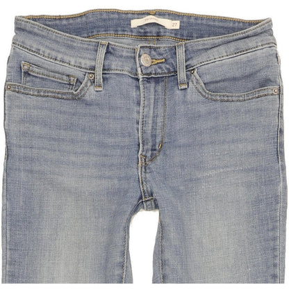 Levi's 711 Women Blue Skinny Slim Stretch Jeans W27 L30