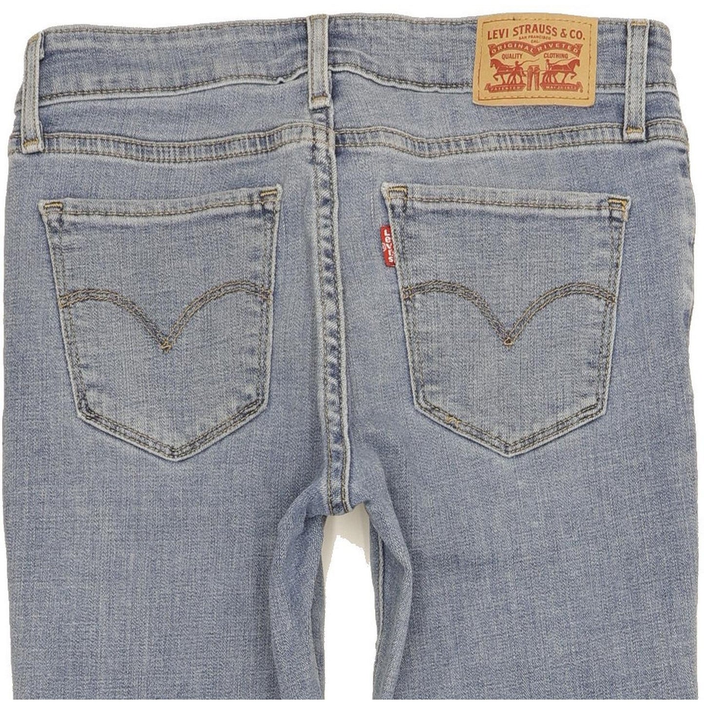 Levi's 711 Women Blue Skinny Slim Stretch Jeans W27 L30