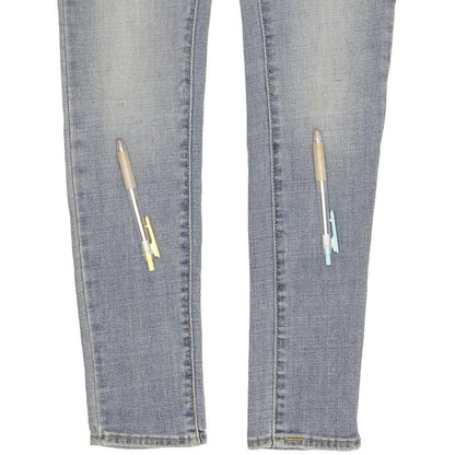 Levi's 711 Women Blue Skinny Slim Stretch Jeans W27 L30