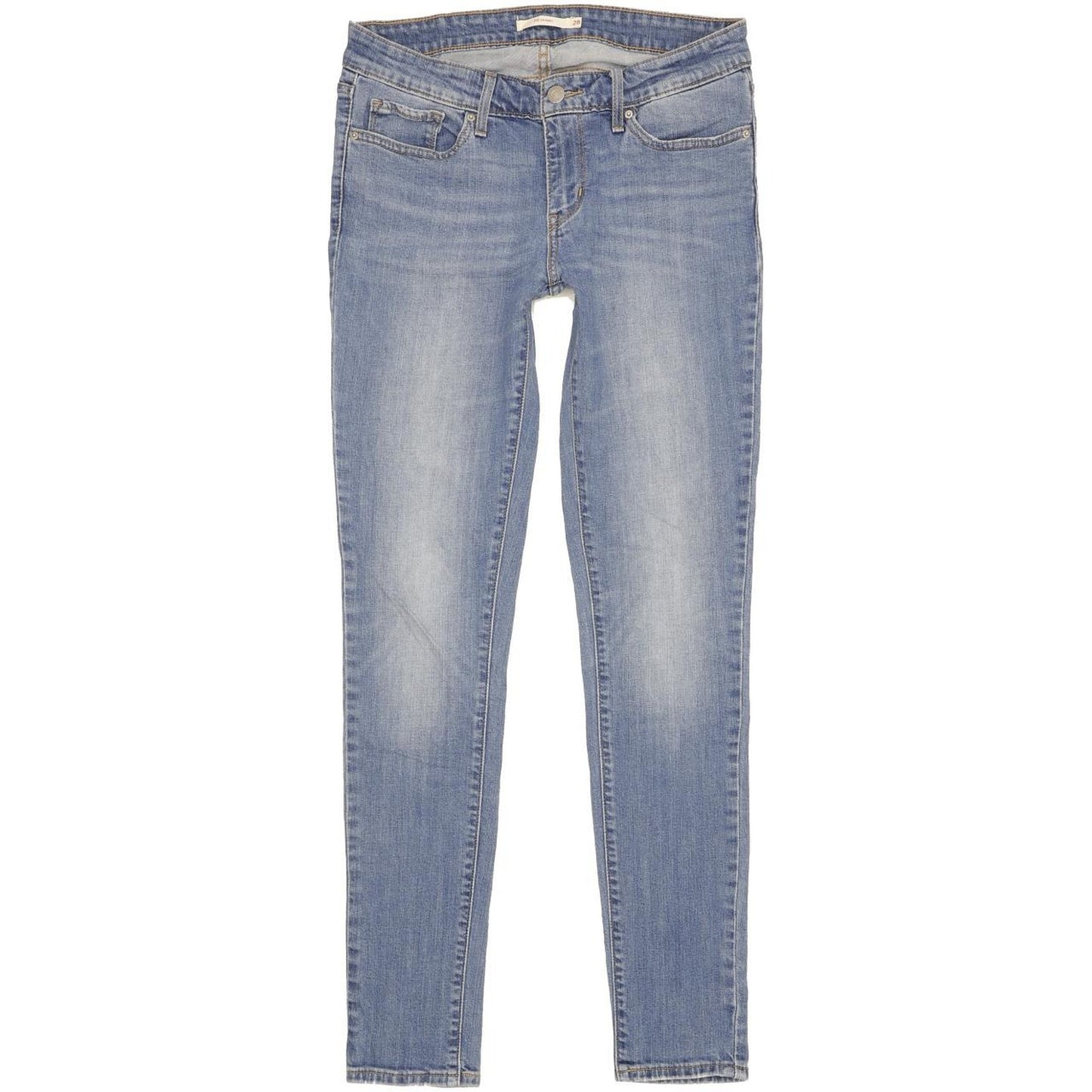 Levi's 711 Women Blue Skinny Slim Stretch Jeans W28 L32