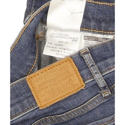 Levi's 710 Super Women Blue Skinny Slim Stretch Jeans W26 L29
