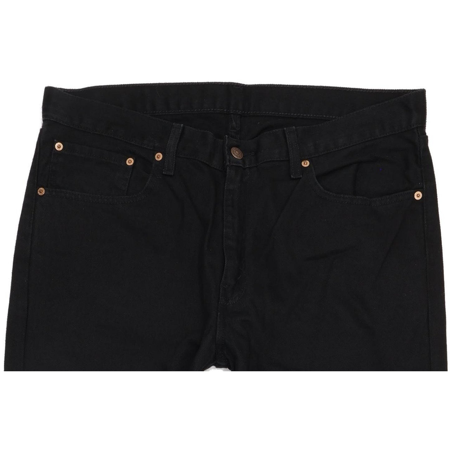 Levi's 751 Men Black Straight Regular Jeans W38 L31
