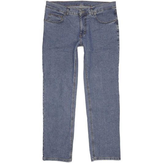 Pioneer Ron Men Blue Straight Regular Stretch Jeans W38 L32