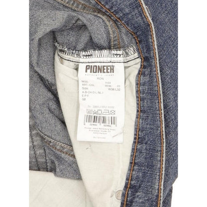 Pioneer Ron Men Blue Straight Regular Stretch Jeans W38 L32