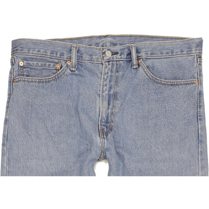 Levi's 505 Men Blue Straight Regular Jeans W37 L26