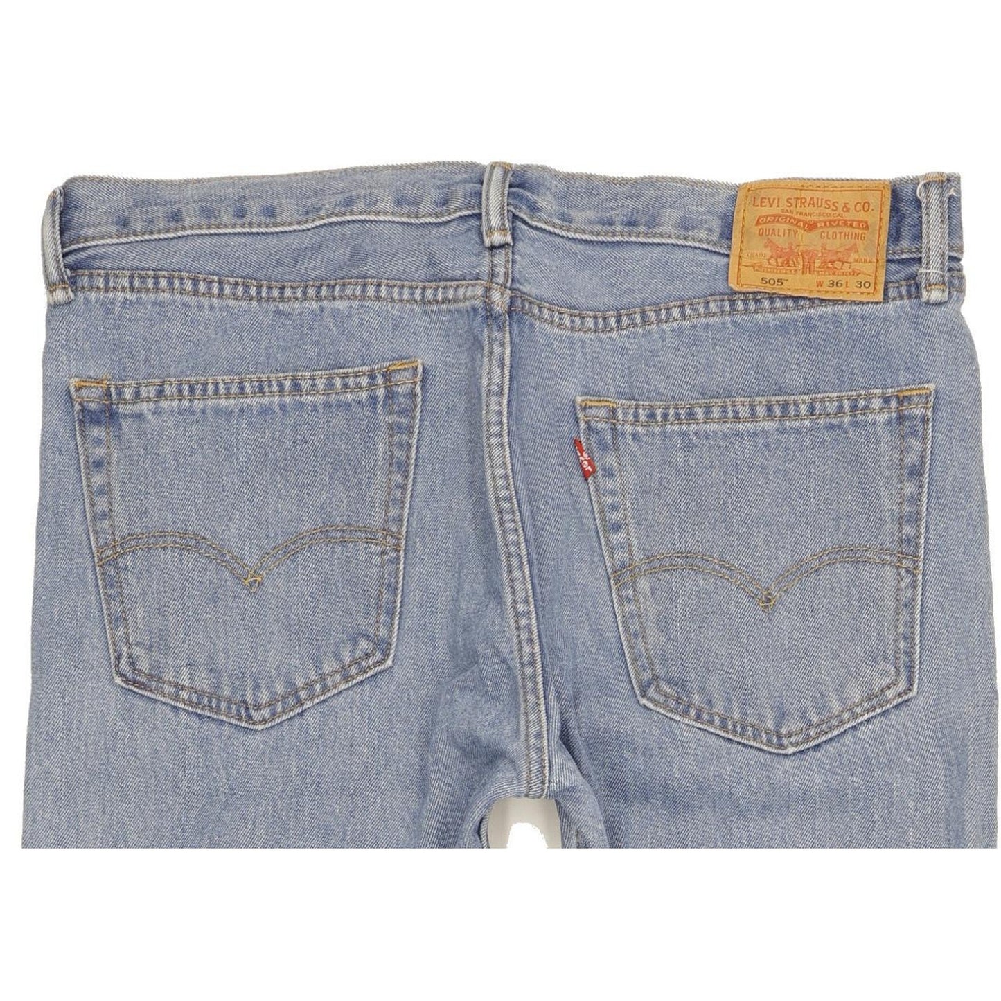 Levi's 505 Men Blue Straight Regular Jeans W37 L26