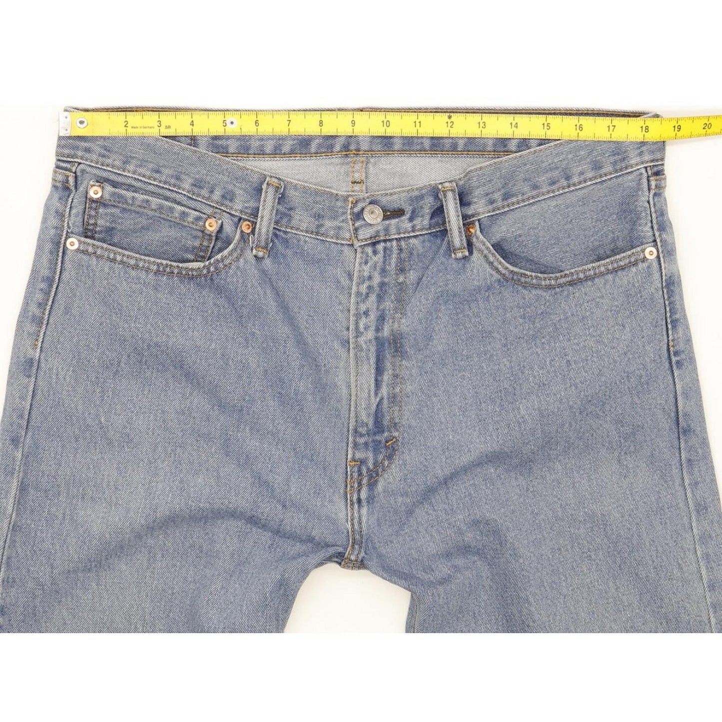 Levi's 505 Men Blue Straight Regular Jeans W37 L26