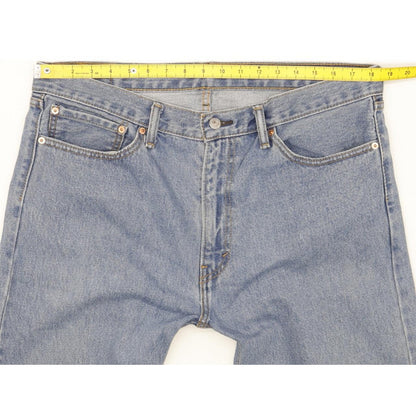 Levi's 505 Men Blue Straight Regular Jeans W37 L26