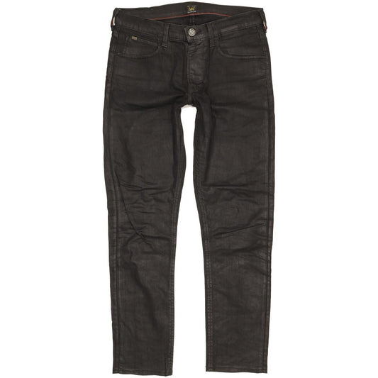 Lee Luke Men Black Skinny Slim Stretch Jeans W30 L29