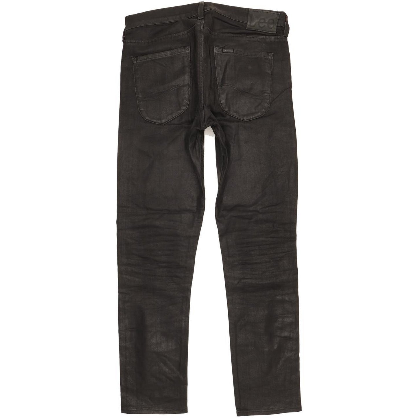 Lee Luke Men Black Skinny Slim Stretch Jeans W30 L29