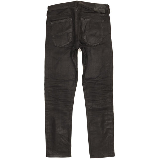 Lee Luke Men Black Skinny Slim Stretch Jeans W30 L29