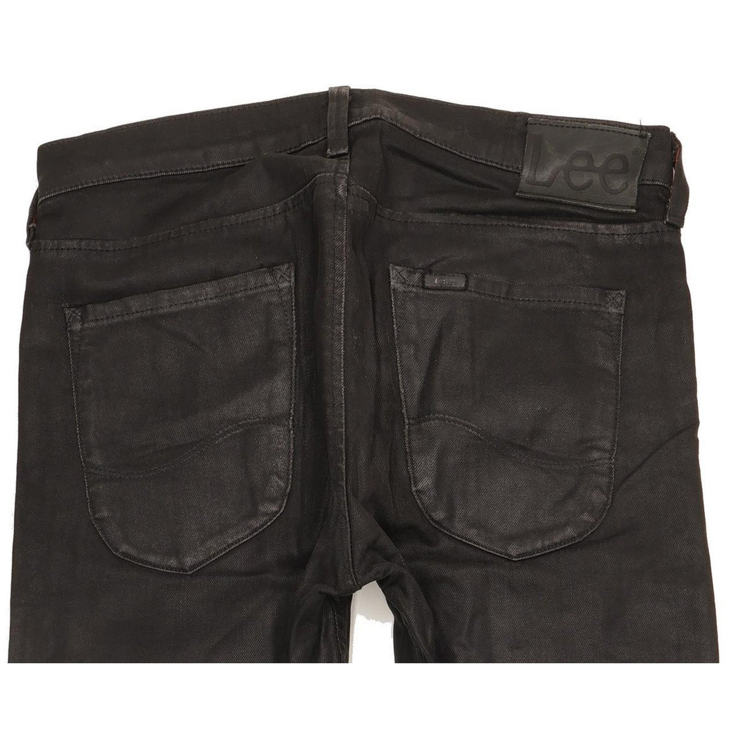 Lee Luke Men Black Skinny Slim Stretch Jeans W30 L29