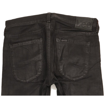 Lee Luke Men Black Skinny Slim Stretch Jeans W30 L29