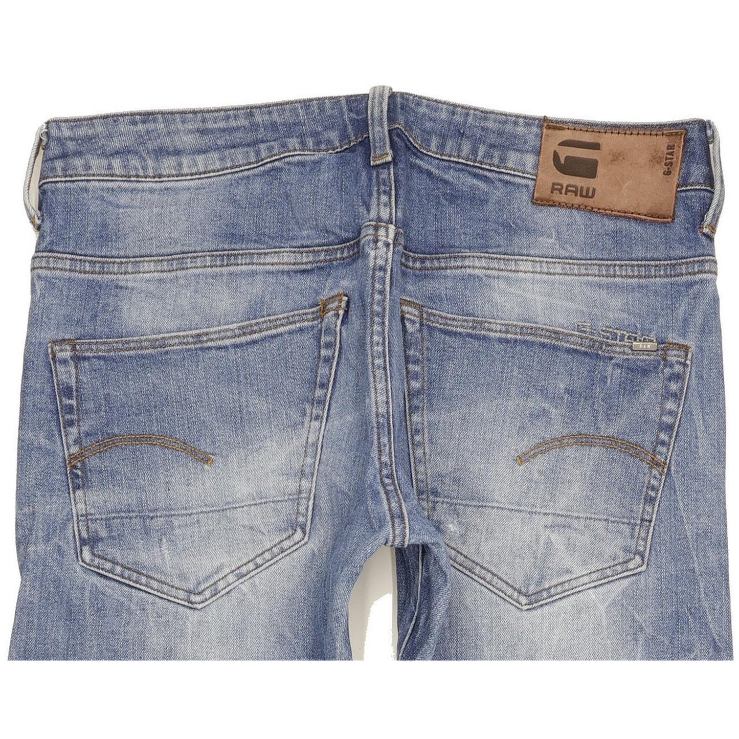 G-Star 3301 Men Blue Straight Slim Stretch Jeans W31 L31