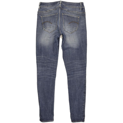 G-Star D-Staq Women Blue Skinny Slim Stretch Jeans W31 L31