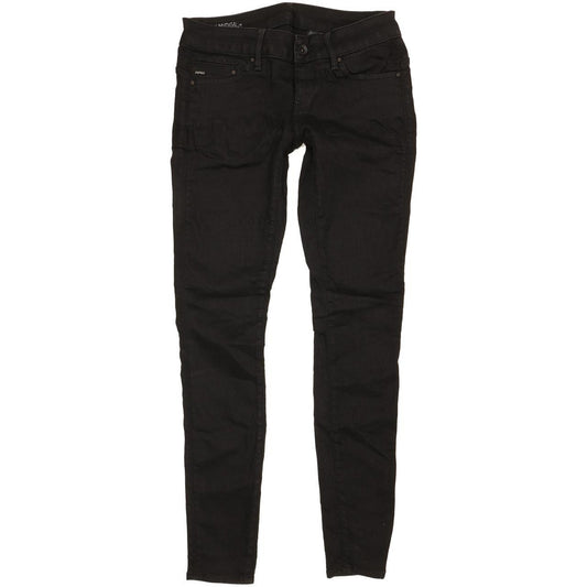 G-Star Midge Women Black Skinny Slim Stretch Jeans W28 L31