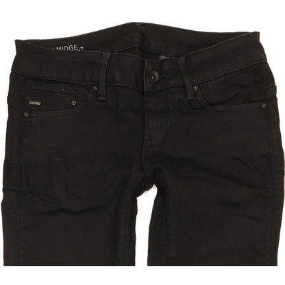 G-Star Midge Women Black Skinny Slim Stretch Jeans W28 L31