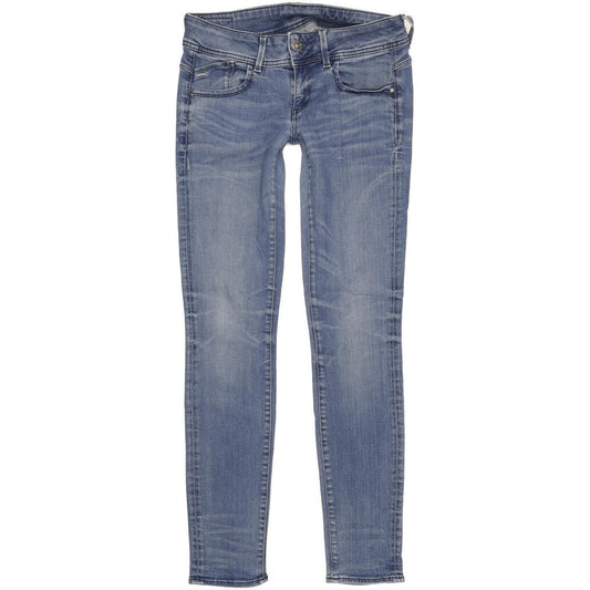 G-Star Lynn Women Blue Skinny Slim Stretch Jeans W30 L32