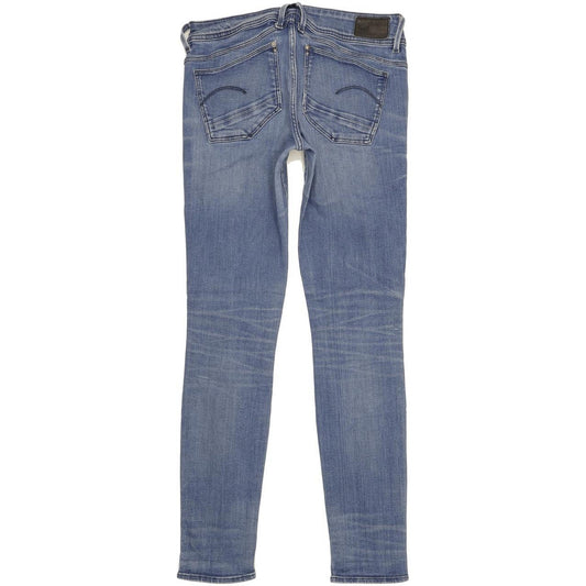 G-Star Lynn Women Blue Skinny Slim Stretch Jeans W30 L32