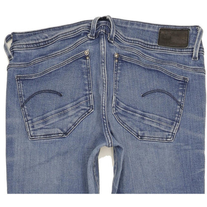 G-Star Lynn Women Blue Skinny Slim Stretch Jeans W30 L32