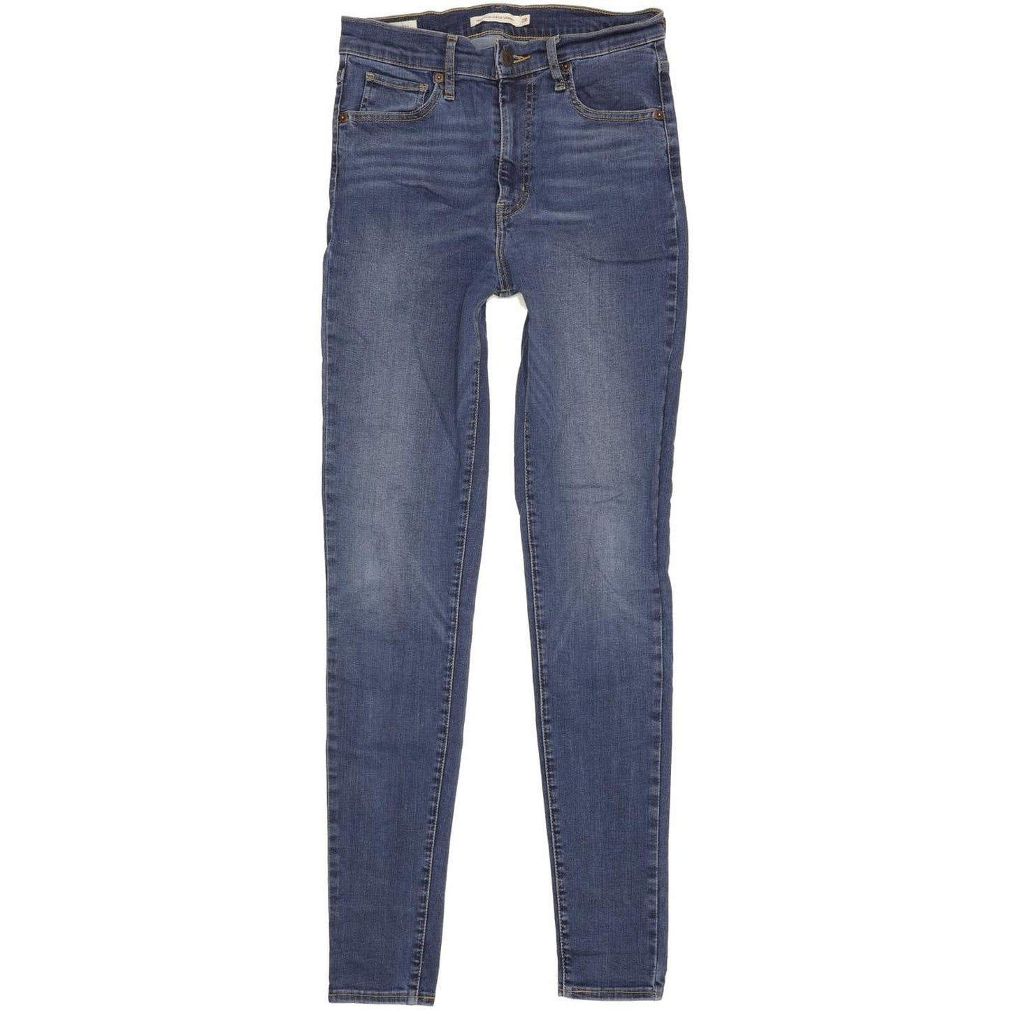 Levi's Mile Blue Skinny Slim Stretch Jeans High Waisted W28 L32