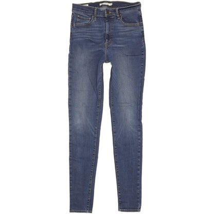 Levi's Mile Blue Skinny Slim Stretch Jeans High Waisted W28 L32