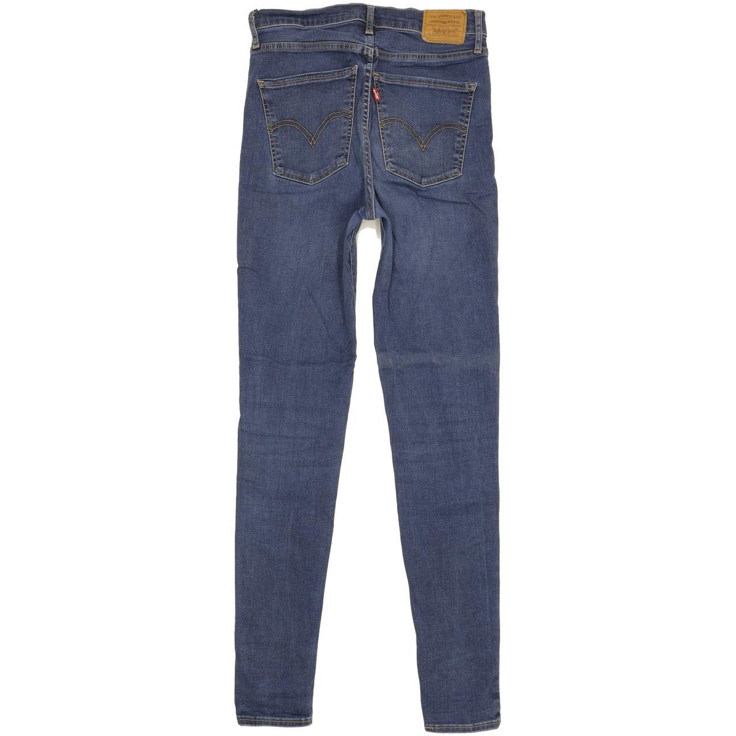 Levi's Mile Blue Skinny Slim Stretch Jeans High Waisted W28 L32