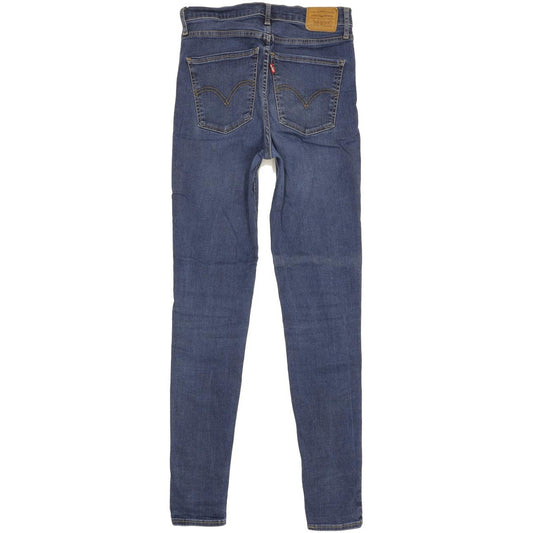 Levi's Mile Blue Skinny Slim Stretch Jeans High Waisted W28 L32