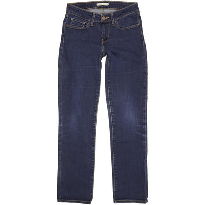 Levi's 714 Men Blue Straight Slim Stretch Jeans W27 L29