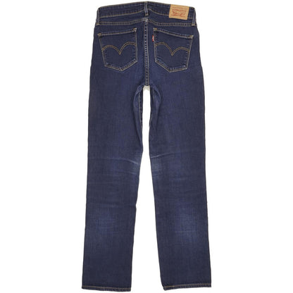 Levi's 714 Men Blue Straight Slim Stretch Jeans W27 L29
