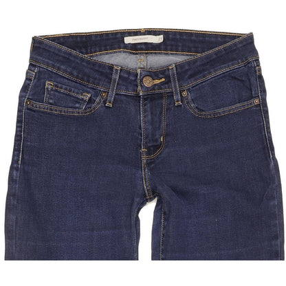 Levi's 714 Men Blue Straight Slim Stretch Jeans W27 L29