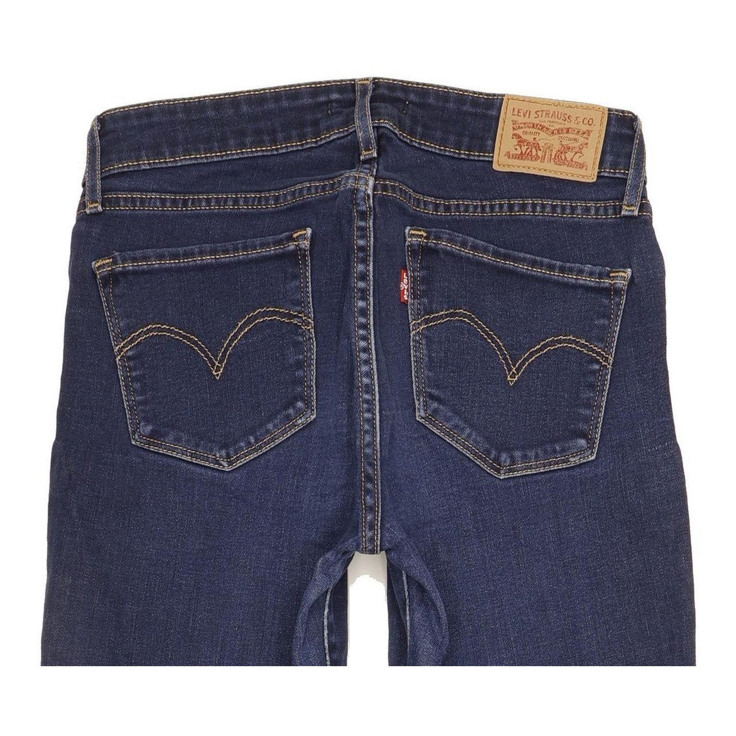 Levi's 714 Men Blue Straight Slim Stretch Jeans W27 L29
