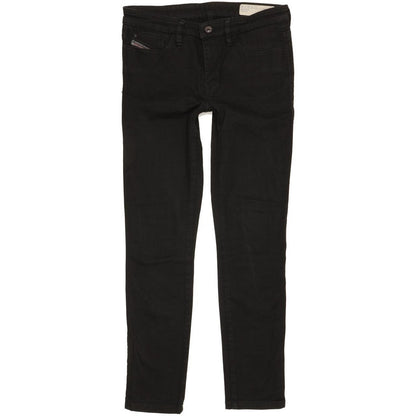 Diesel Skinzee 0813E Women Black Skinny Slim Stretch Jeans W28 L28